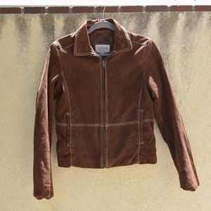 🟢Brown leather jacket